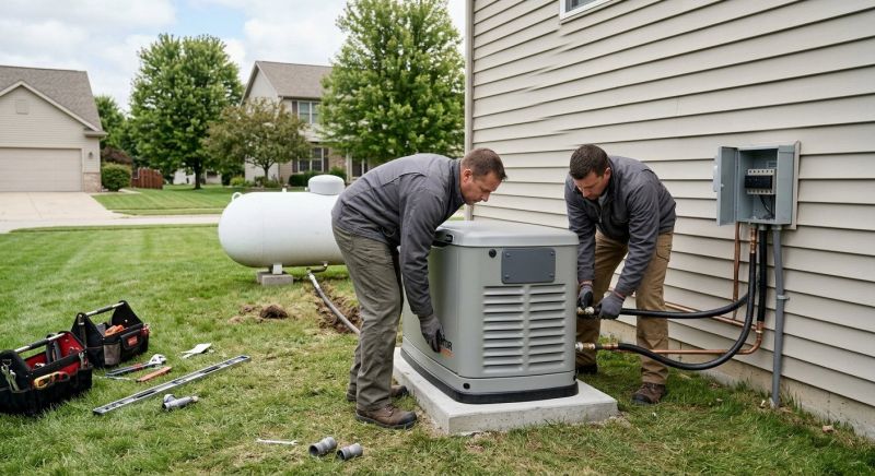 Propane Generator Installation in Roswell, GA