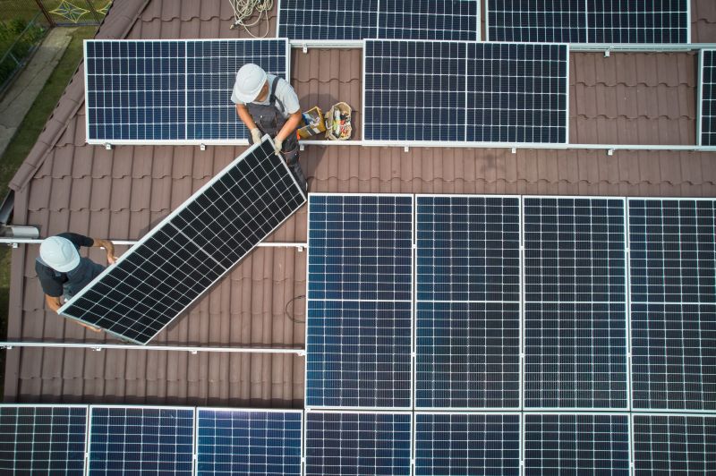 Solar Panels in Operation